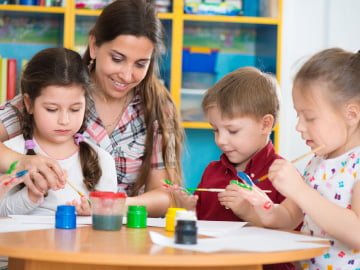 Children receiving ABA therapy